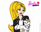 Barbie con su linda gatita