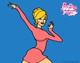 Barbie en postura de ballet