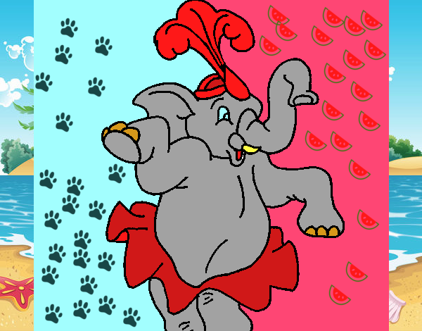 Elefante bailando