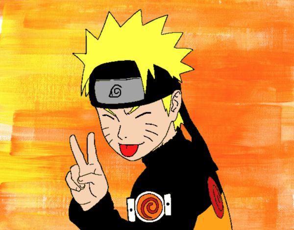 Naruto sacando lengua