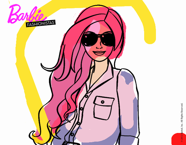 Barbie con gafas de sol