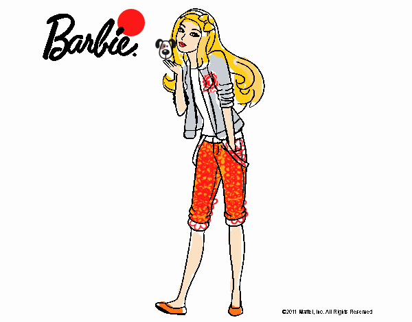 Barbie con look casual