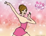 Barbie en postura de ballet