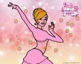 Barbie en postura de ballet