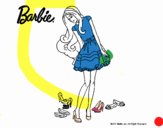 Barbie y su colección de zapatos