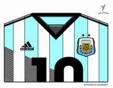 Camiseta del mundial de fútbol 2014 de Argentina