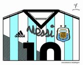 Camiseta del mundial de fútbol 2014 de Argentina