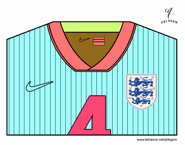 Camiseta del mundial de fútbol 2014 de Inglaterra