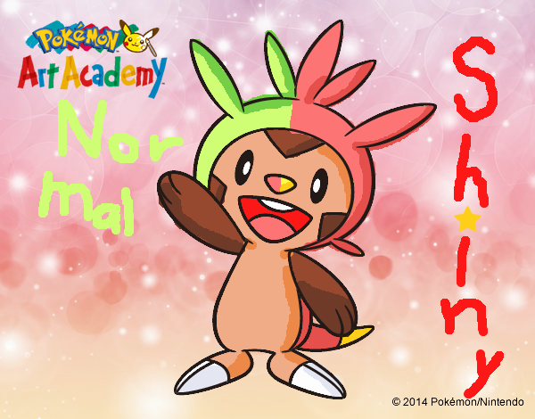  🌳Chespin🌳 normal y ✨Shiny✨