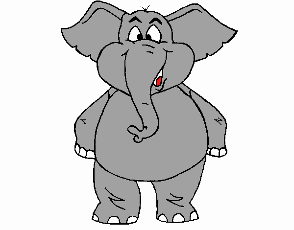 Elefante contento