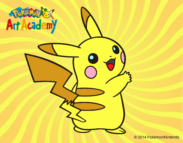 Pikachu de espaldas