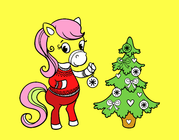 Poni navideño