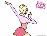 Barbie en postura de ballet