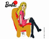 Barbie sentada