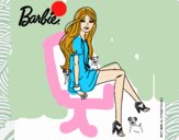 Barbie sentada