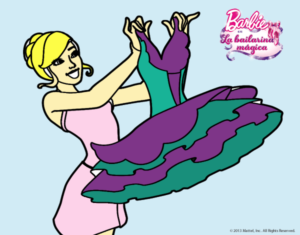 Barbie y su vestido de ballet