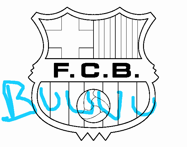 Dibujar el escudo de barcelona