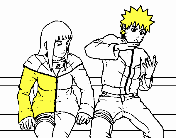 Hinata y Naruto