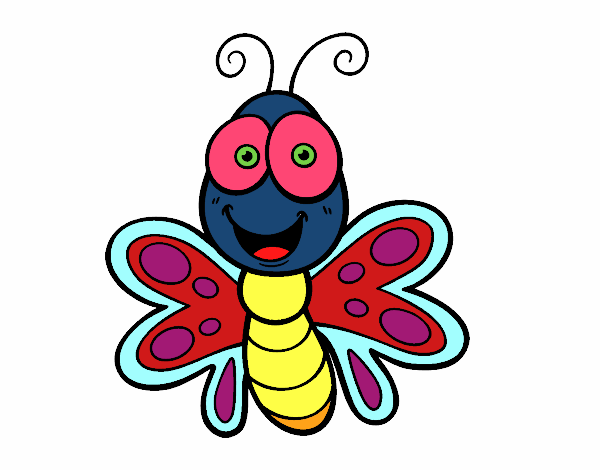 Mariposa sonriente