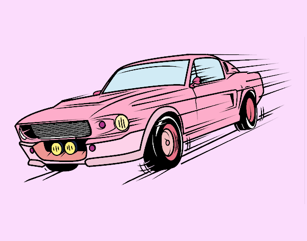 New pink car 
