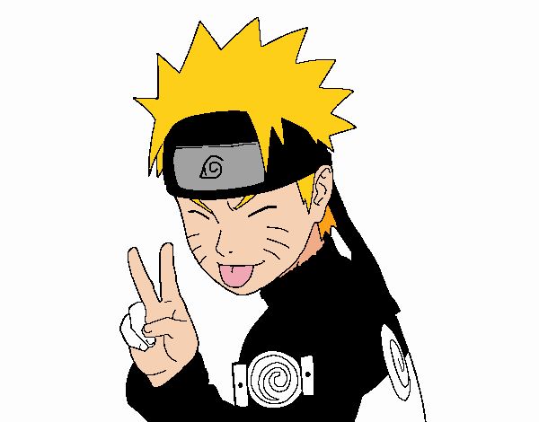 Naruto sacando lengua