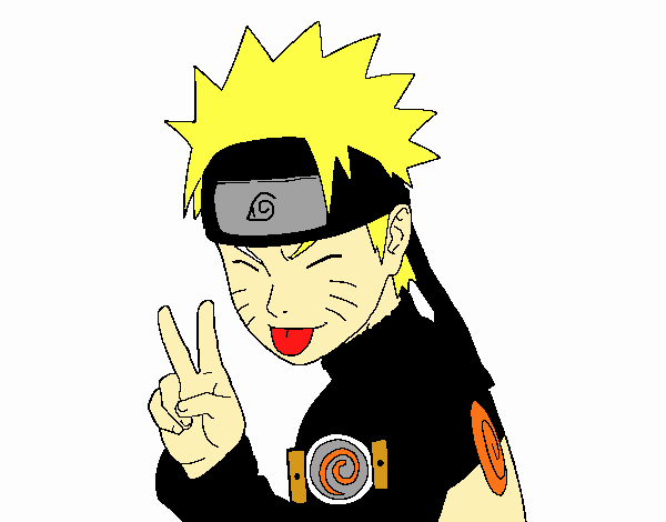 Naruto sacando lengua