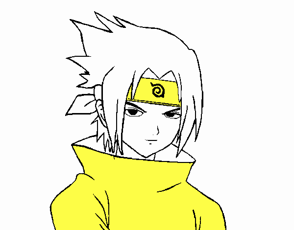 Sasuke enfadado