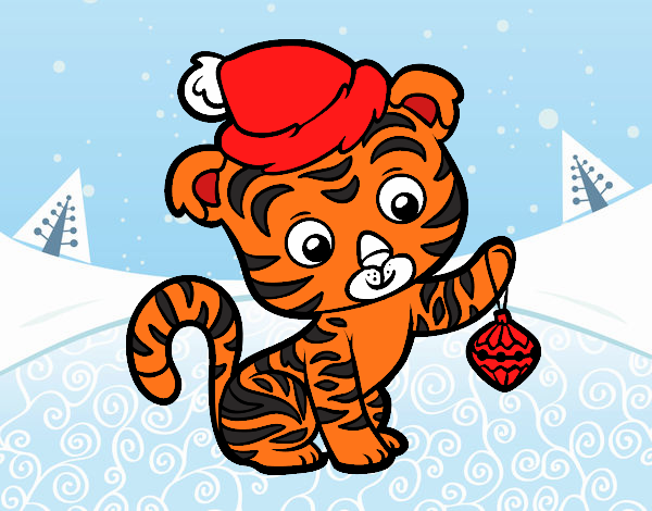 Tigre navideño