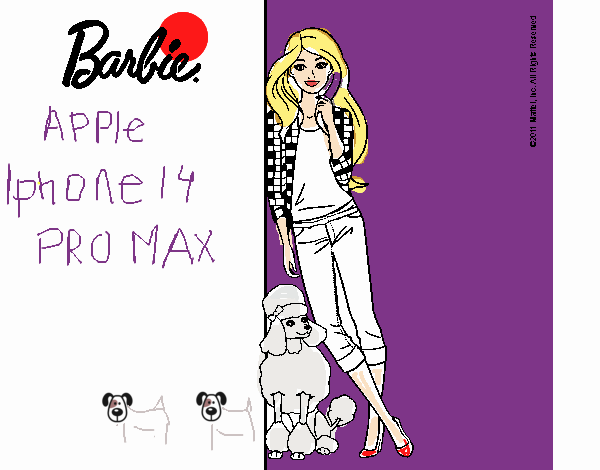 Barbie con cazadora de cuadros