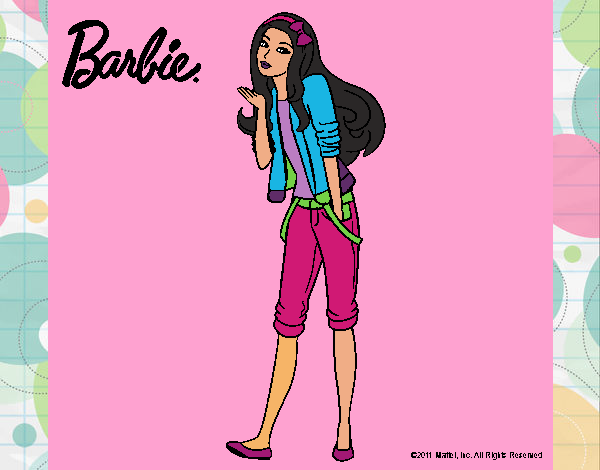 Barbie con look casual