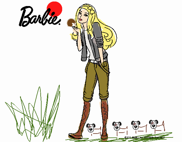 Barbie con look casual