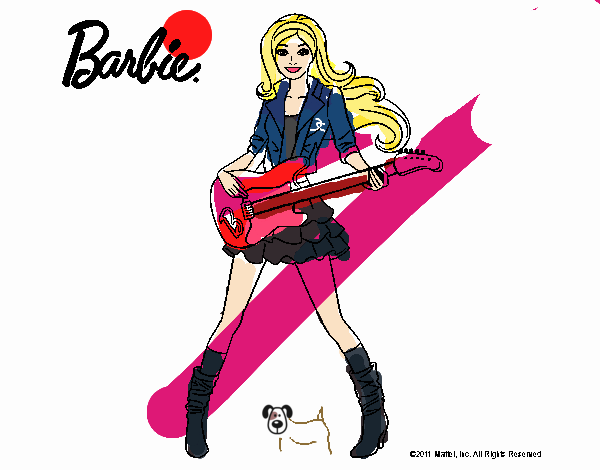 Barbie guitarrista