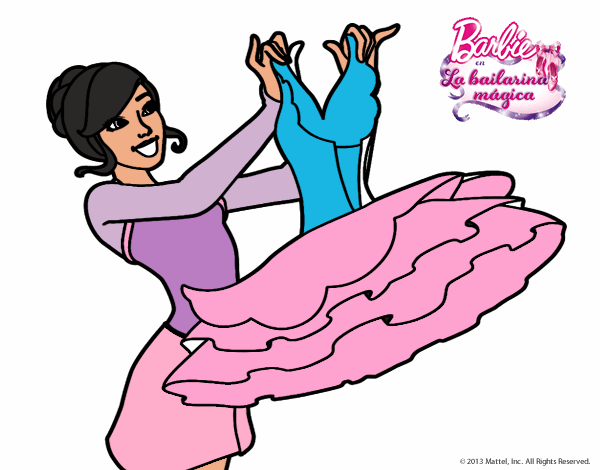 Barbie y su vestido de ballet