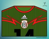 Camiseta del mundial de fútbol 2014 de México