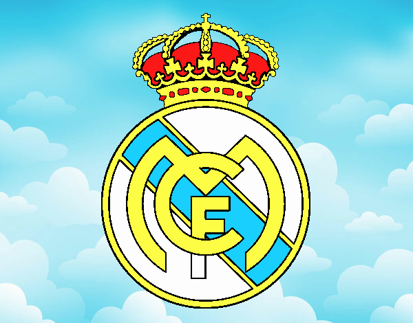 Dibujo De Escudo Del Real Madrid C F Pintado Por En El Día