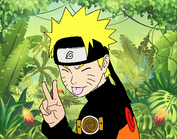 Naruto sacando lengua