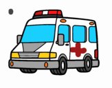 Una ambulancia
