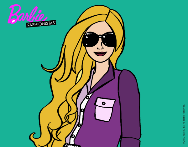 Barbie con gafas de sol