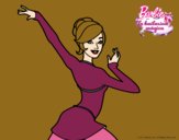 Barbie en postura de ballet