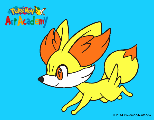 Fennekin corriendo