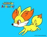 Fennekin corriendo