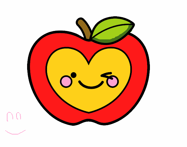 Manzana corazón