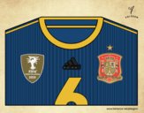 Camiseta del mundial de fútbol 2014 de España