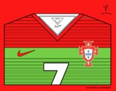 Camiseta del mundial de fútbol 2014 de Portugal