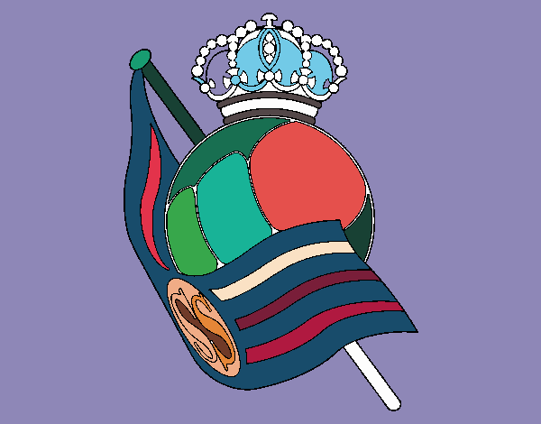 Escudo de la Real Sociedad de Fútbol