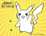 Pikachu saludando