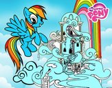 Rainbow Dash en su palacio