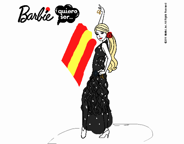 Barbie flamenca