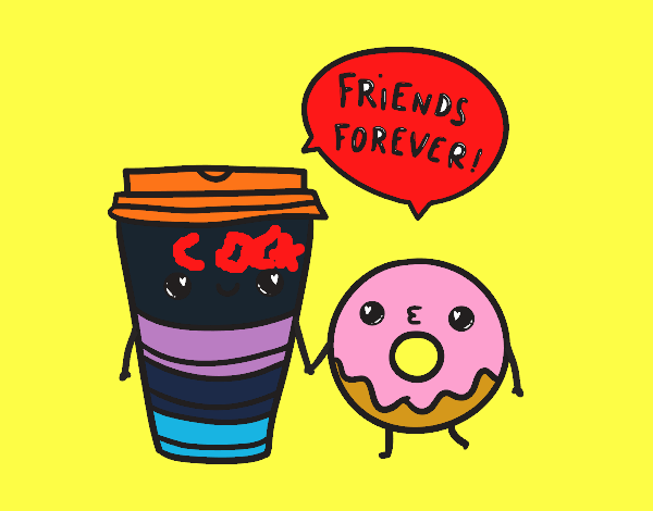 Café y donut