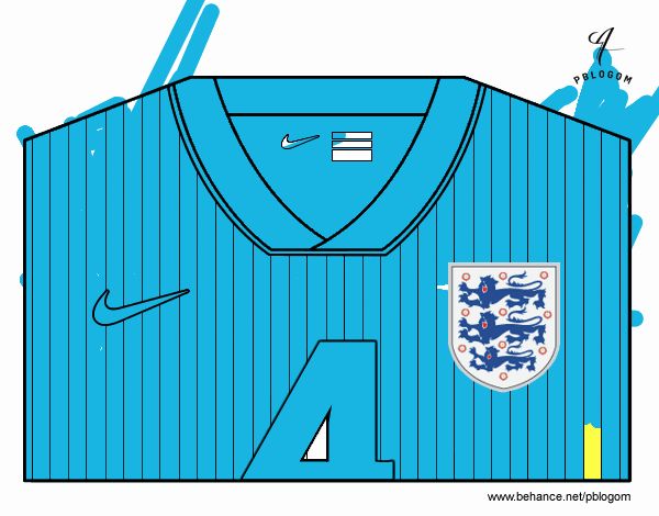 Camiseta del mundial de fútbol 2014 de Inglaterra